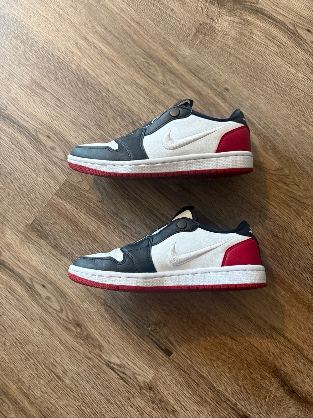 Nike Air Jordan Women’s Low Top Sneakers - White/Black/Red